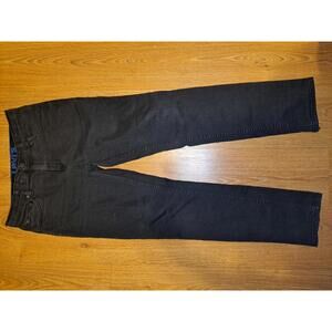 Levis 502 Jeans Womens Size 16REG 28x30 Black Cotton